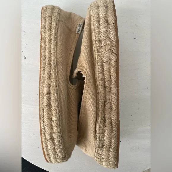 Soludos Palm Tree Smoking Slippers in Safari Embroidered Espadrilles, si… - Picture 10 of 14